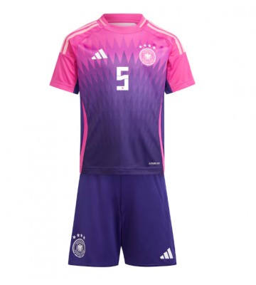Tyskland Pascal Gross #5 Udebanetrøje Børn EM 2024 Kortærmet (+ Korte bukser)